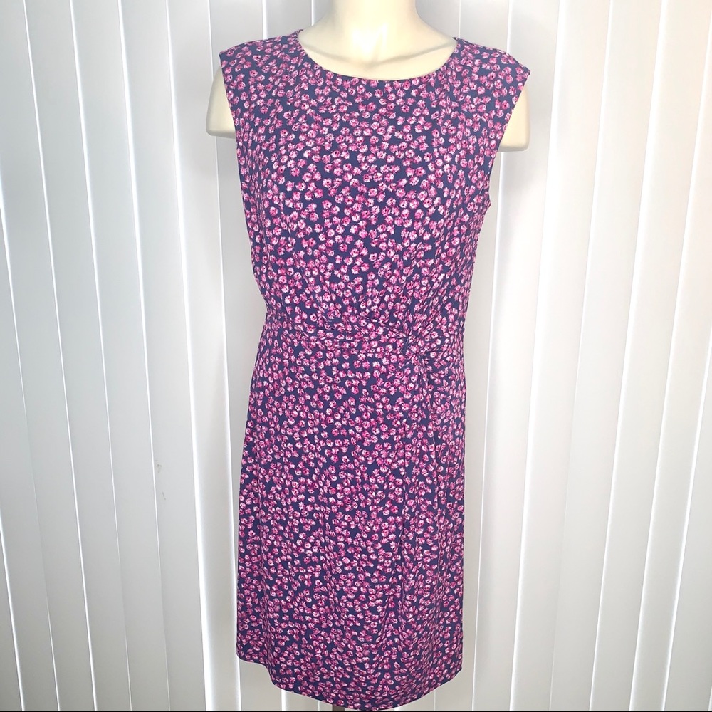 COPY - Ann Taylor Sleeveless Floral Tucked Waist Dress